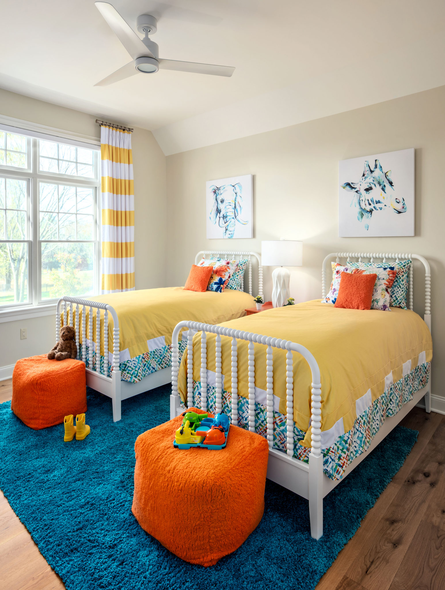 colorful bedroom, bedroom design, interior designer sarasota county
